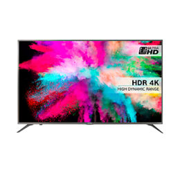 Hisense 50M5500 LED HDR 4K Ultra HD Smart TV, 50 With Freeview HD & Anyview Cast, Silver
